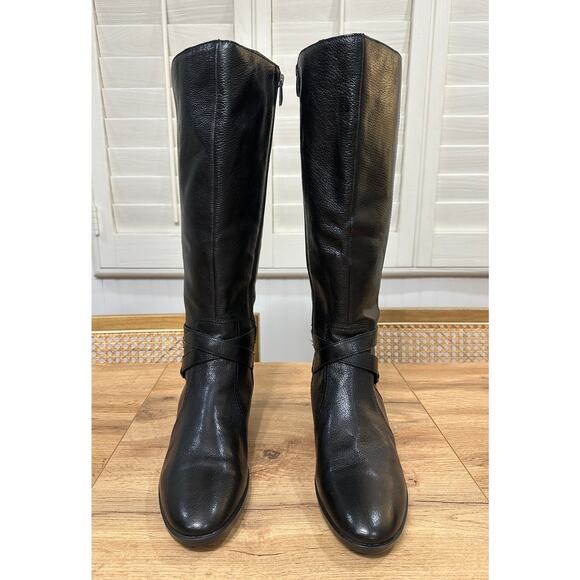 Naturalizer Women's Rena 2 Knee High Black Boots Leather Upper Size 9.5 NWOB - Picture 4 of 13